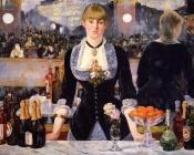 Edouard Manet : A Bar at the Folies-Bergere (A Bar at the Crazy Shepherdess)